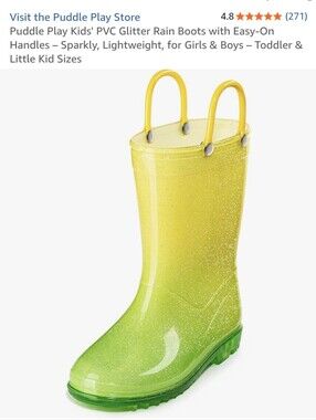 EUC Puddle Play Rainboots (C4)